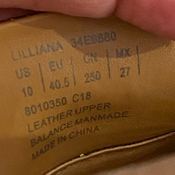 Calvin Klein Lilliana Metallic Gold Leather Women’s Loafers Size 10 - Picture 8 of 8